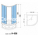 Sanitec A-956N 100x100 Ντουζιέρα-Μπανιέρα Ημικυκλική Ακρυλική