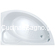 Sanitec 542 Lydia 125x90 Ασύμμετρη Ακρυλική Μπανιέρα