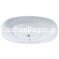 Sanitec 543 Sylvia 180x90 Επικαθήμενη Ακρυλική Μπανιέρα Ελεύθερης Τοποθέτησης