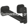 Grohe Cubeo 1017892430 Black Matt Μπαταρία Νιπτήρα Επίτοιχη