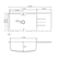 Sanitec 817 Ultra Granite Ocra 116x50 Νεροχύτης Γρανίτης