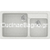 Sanitec Classic 317 Granite White 90x50 Νεροχύτης Συνθετικός Γρανίτης