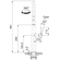 Franke Pescara Spray Inox Industrial Black Μπαταρία Κουζίνας Ντους 115.0741.695