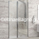 Karag Panex 400 Alto Χρωμέ 80-85x200 Cm Πόρτα Ντουζιέρας Ανοιγόμενη ΔΙΑΦΑΝΗ