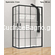 Karag EFE 100 Frame 100x120x190 Cm Καμπίνα Ντουζιέρας Παραλληλόγραμμη Προφίλ Μαύρο