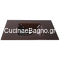 Gloria Glass Form Brown Νιπτήρας 91x46 Επικαθήμενος Καφέ Γυάλινος 28-9006