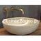 Karag ELENA SBP CREAM Φ40x12 Νιπτήρας Πέτρινος Επιτραπέζιος