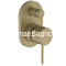 Teorema Lab Soft Brass Μείκτης Εντοιχισμού 2 Εξόδων 320010
