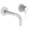 Teorema Lab White Matt Μπαταρία Νιπτήρα Επίτοιχη Λευκή Εντοιχισμού 603181