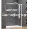 Karag Efe 600 Bianco 180x190 Cm Πόρτα Ντουζιέρας Συρόμενη Προφίλ Λευκό
