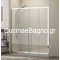 Karag Elysium 600 Χρωμέ 200x200 Cm Καμπίνα Ντουζιέρας Συρόμενη ΔΙΑΦΑΝΗ