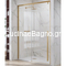 Karag Santorini 400 Oro 130x200 Cm Πόρτα Ντουζιέρας Συρόμενη Προφίλ Χρυσό ΔΙΑΦΑΝΗ