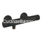 Grohe Grohtherm 500 347932430 Black Matt Μπαταρία Ντουζιέρας Θερμοστατική