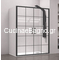 Karag Efe 600 Frame 170x190 Cm Πόρτα Ντουζιέρας Συρόμενη Προφίλ Μαύρο Ματ