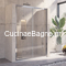 Karag Inox 400 110x190 Cm Καμπίνα Ντουζιέρας Συρόμενη