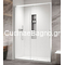 Karag Izy 400 Χρωμέ 130x200 Cm Πόρτα Ντουζιέρας Συρόμενη 2φυλλη ΔΙΑΦΑΝΗ