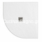 Classic Bianco 90x90 Ντουζιέρα Karag Ημικυκλική Πέτρινη Λευκή
