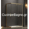 Karag Efe Oro 80x90x190 Cm Καμπίνα Ντουζιέρας Παραλληλόγραμμη Προφίλ Χρυσό